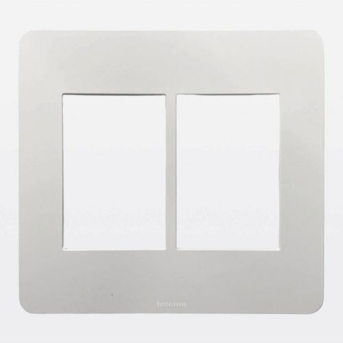 Placa 3+3 Postos 4x4 Branco 6 Módulos Matix Go Bticino Legrand JA4826M6JW