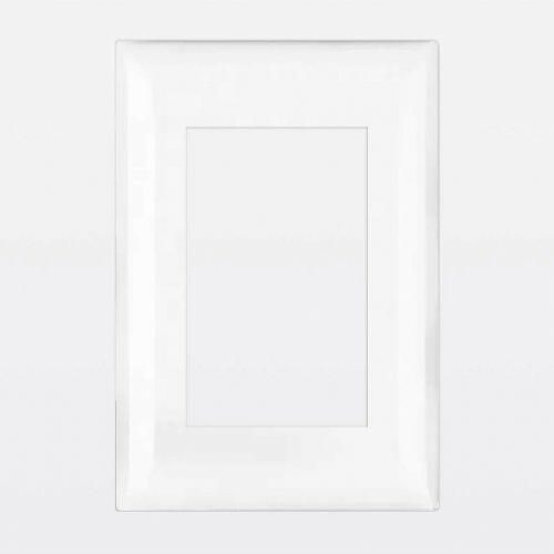 Placa 3 Postos Thesi Up Bticino 4x2 Branco Legrand M5P3