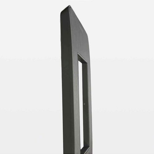 Placa 3 Postos 4x2 Alum�nio Tit�nio Matix Go Bticino Legrand JA4803ATBR