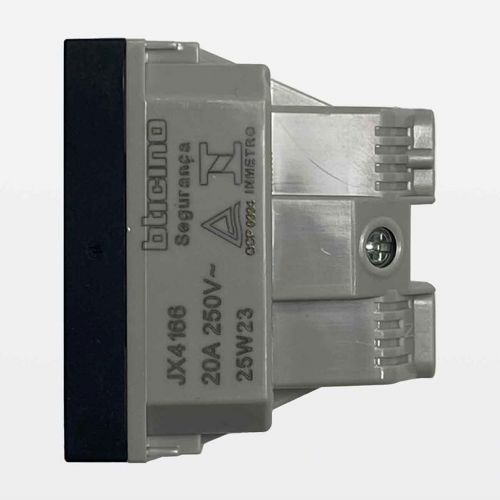 M�dulo Tomada 2P+T 20A Borne Parafuso Preto Matix Go Bticino Legrand JB4166