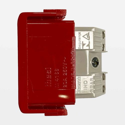M�dulo Tomada 20A 2P+T Borne Parafuso Vermelha Thesi Up Legrand M4166V