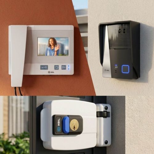Kit V�deo Porteiro HDL Class c/ C�mera Monitor 4.3
