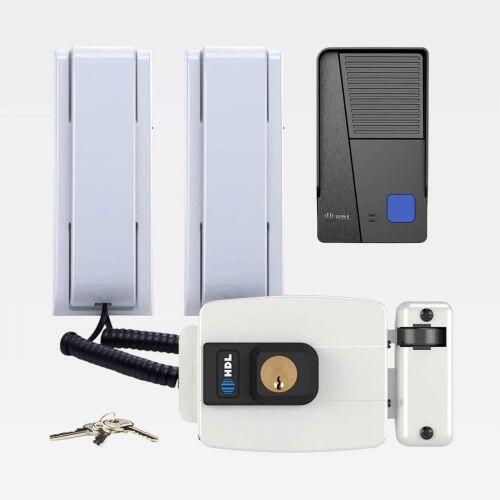Kit Interfone HDL Class 2 Pontos c/ Fechadura Elétrica C90 STD Cilindro Fixo 40mm