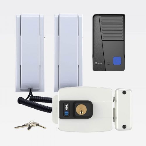 Kit Interfone HDL Class 2 Pontos c/ Fechadura El�trica C90 STD Cilindro Fixo 40mm