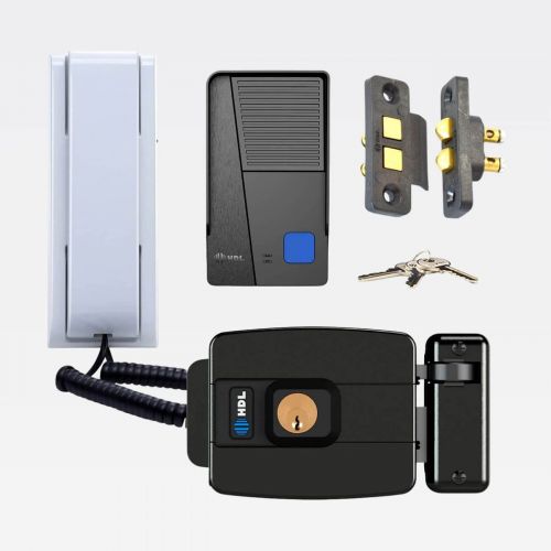 Kit Porteiro Eletr�nico Class HDL Monofone + Fechadura C90 STD + Contato Deslizante Completo