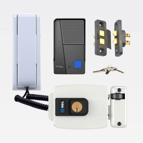 Kit Porteiro Eletr�nico Class HDL Monofone + Fechadura C90 STD + Contato Deslizante Completo