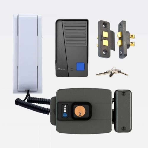 Kit Porteiro Eletr�nico Class HDL Monofone + Fechadura C90 STD + Contato Deslizante Completo