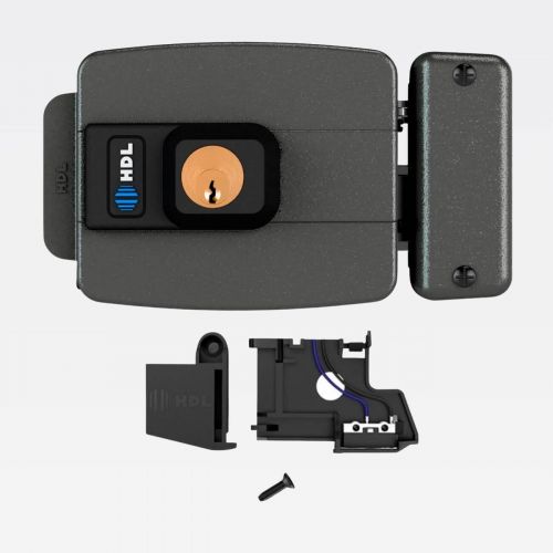Kit Fechadura El�trica C90 STD HDL + Sensor Porta Aberta Cilindro 40mm Preta