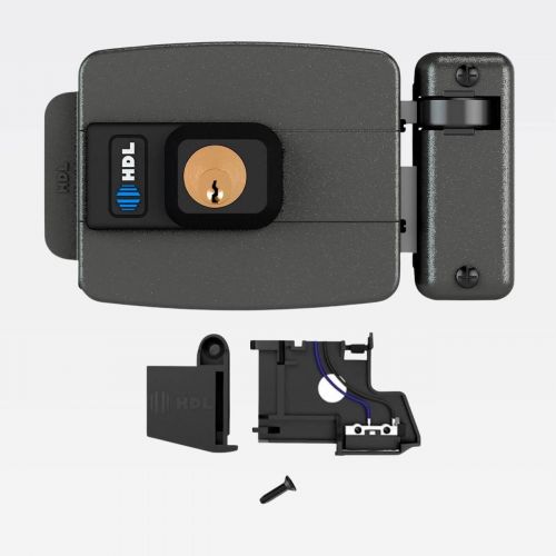 Kit Fechadura El�trica C90 STD HDL + Sensor Porta Aberta Cilindro 40mm Preta