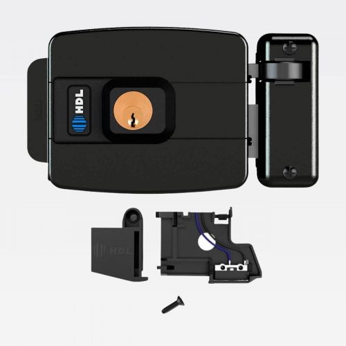 Kit Fechadura El�trica C90 STD HDL + Sensor Porta Aberta Cilindro 40mm Preta