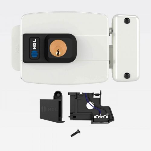 Kit Fechadura El�trica C90 STD HDL + Sensor Porta Aberta Cilindro 40mm Preta