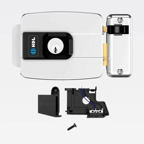 Kit Fechadura Elétrica C90 STD Inox + Sensor Porta Aberta HDL C90 STD Inox Sensor Porta HDL