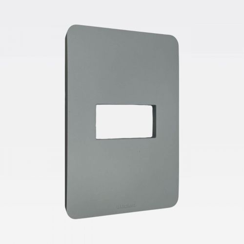 Placa 1 Posto 4x2 Cinza Matix Go Bticino Legrand JA4803M1JG
