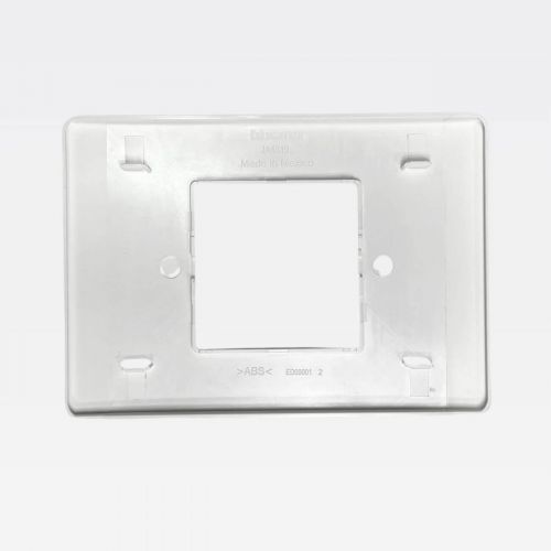 Placa 2 Postos Adjacentes 4x2 Branca Matix Go Bticino Legrand JA4819JW