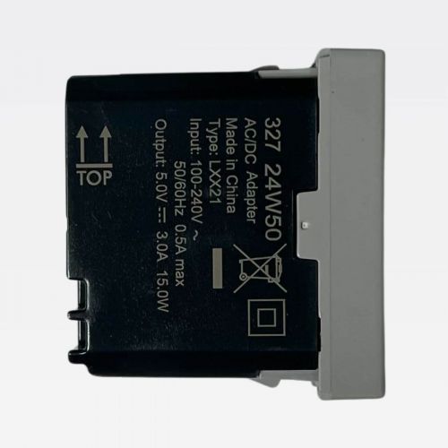 M�dulo Carregador USB 15W C+C Cinza Matix Go Bticino Legrand JG4191CC