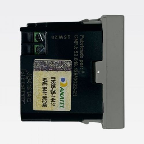 M�dulo Carregador USB 15W A+C Cinza Matix Go Bticino Legrand JG4191AC