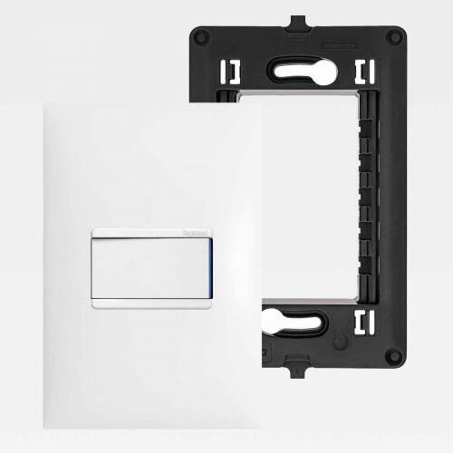 Conjunto 4x2 Interruptor Simples 10A PIAL Plus+ Legrand