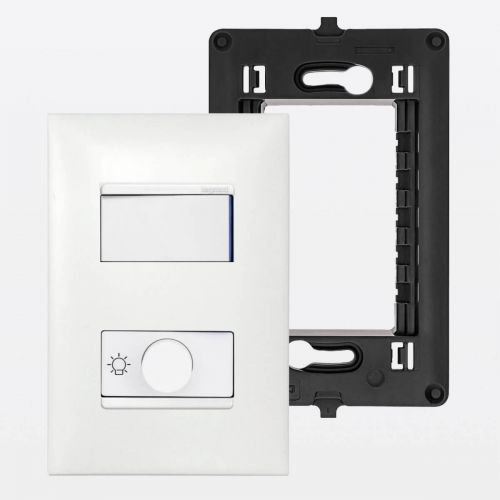 Conjunto 4x2 Dimmer LED Interruptor Simples Pial Plus+ Legrand