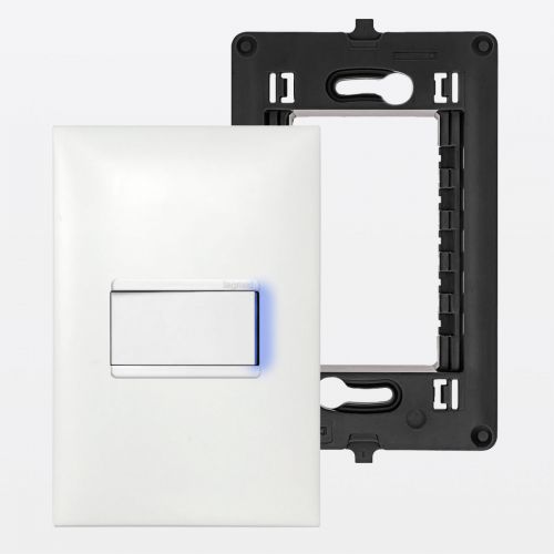 Conjunto 4x2 Interruptor Pulsador 2A Pial Plus+ Legrand