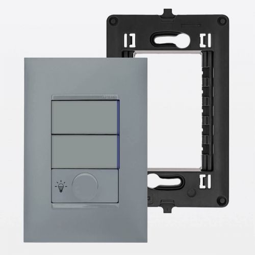 Conjunto 4x2 Dimmer LED 2 Interruptores Paralelos Pial Plus+ Legrand