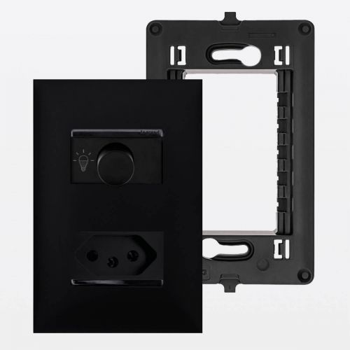 Conjunto 4x2 Dimmer p/ L�mpada LED + Tomada 20A PIAL Plus+ Legrand