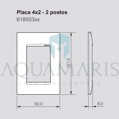 Conjunto 4x2 USB Duplo C + Simples A 10A PIAL Plus+ Legrand