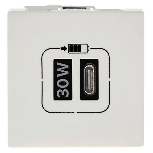 Conjunto 4x2 Tomada 20A + USB-C PD 30W PIAL Plus+ Legrand