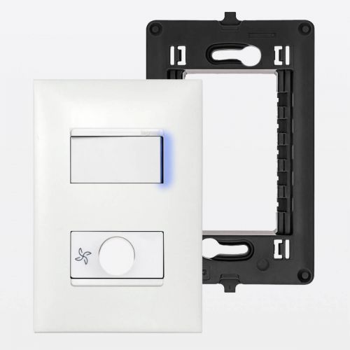Conjunto 4x2 Interruptor Paralelo + Variador Dimmer LED PIAL Plus+ Legrand