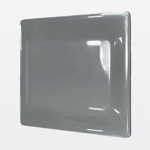 Placa Cega 4x4 Zeffia Cinza Legrand 680173CZ