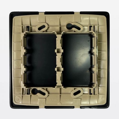 Placa Cega Zeffia 4x4 Preta Legrand 680173PT