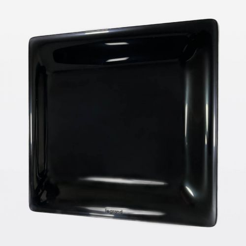 Placa Cega Zeffia 4x4 Preta Legrand 680173PT