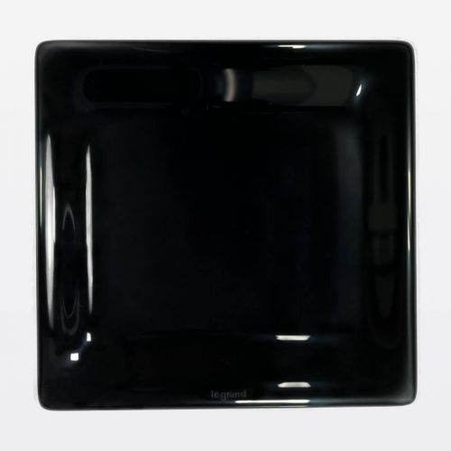 Placa Cega Zeffia 4x4 Preta Legrand 680173PT