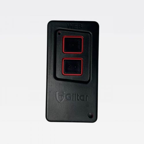 Controle Port�o Eletr�nico 433MHz 2 Bot�es c/ Suporte Quebra Sol Giltar
