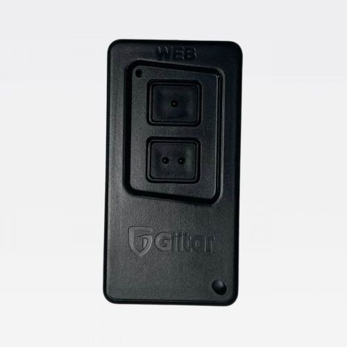 Controle Port�o Eletr�nico 433MHz 2 Bot�es c/ Suporte Quebra Sol Giltar