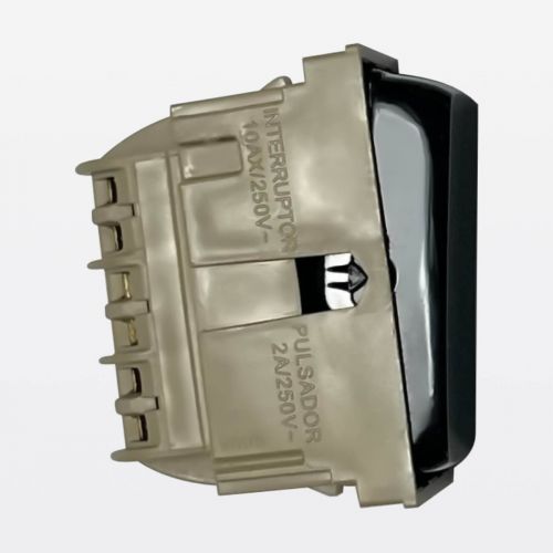 Conjunto 3 Interruptores Paralelos 4x2 Preta Pial Zeffia Legrand