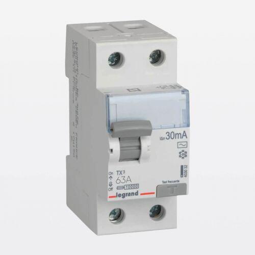 IDR Interruptor Diferencial Residual RX3 2P 63A 30mA Bivolt 127/220V Legrand 402088
