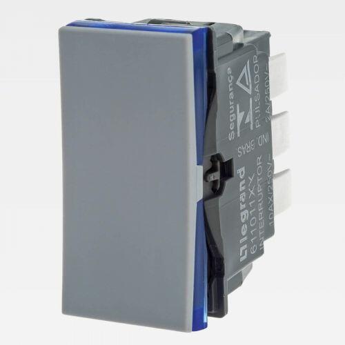 M�dulo Interruptor Paralelo Cinza PIAL Plus+ Legrand 611011CZ