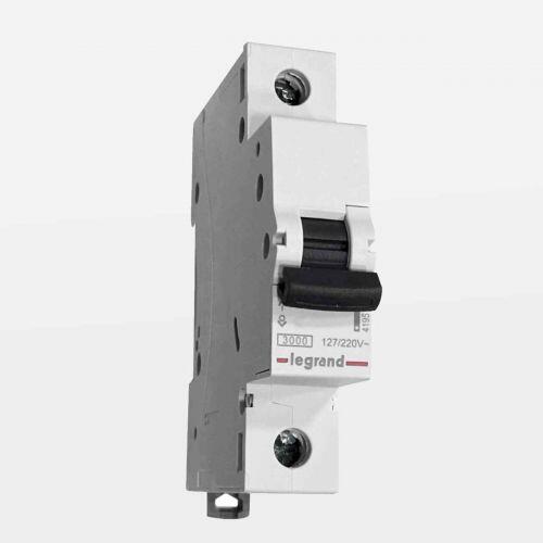 Disjuntor Unipolar Monofásico 10A Curva C 3000A Legrand RX3 419536