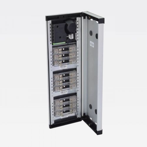 Kit Coletivo Porteiro Eletr�nico 18 Pontos HDL c/ Gabinete GS-4 + 18 Monofones + Fonte