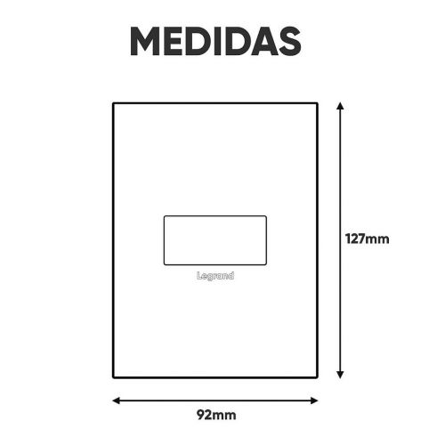 Conjunto 4x2 c/ Tomada 10A + Tomada 20A Vermelha Linha Arteor Legrand