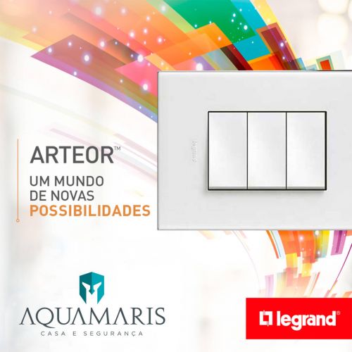 Conjunto 4x2 Carregador USB Tipo-C PD 30W Linha Arteor Legrand