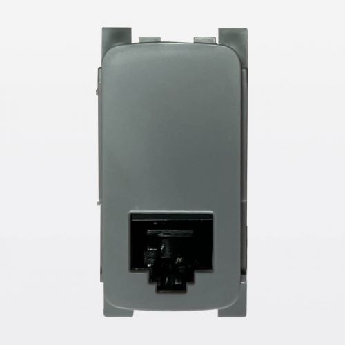 Módulo Tomada de Dados RJ45 CAT 5E UTP LCS2 Cinza Zeffia Legrand 680158CZ