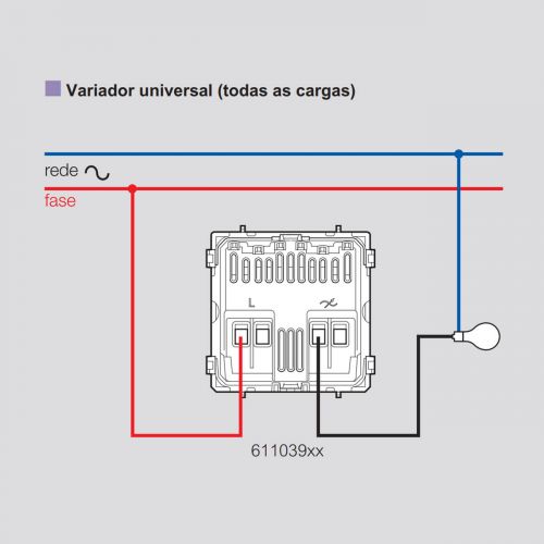 M�dulo Variador Digital/Rotativo Universal Bivolt 2m PIAL Plus+ Preto Legrand 611039PT