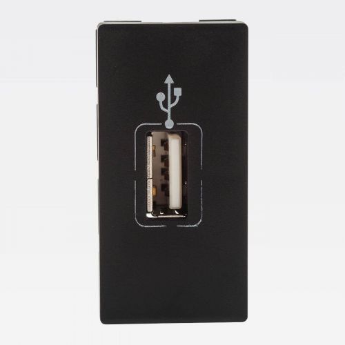 M�dulo Tomada USB Dados PIAL Plus+ Preto Legrand 615091PT