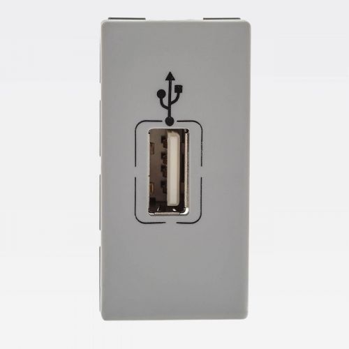 M�dulo Tomada USB Dados PIAL Plus+ Cinza Legrand 615091CZ