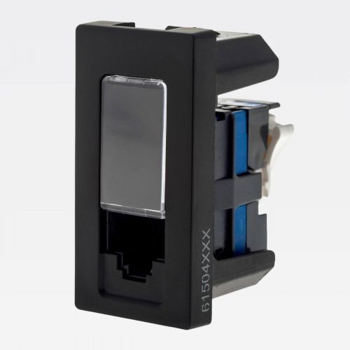 Módulo Tomada Dados LCS2 RJ45 CAT6A 10Gbps 1m PIAL Plus+ Preto Legrand 615044PT