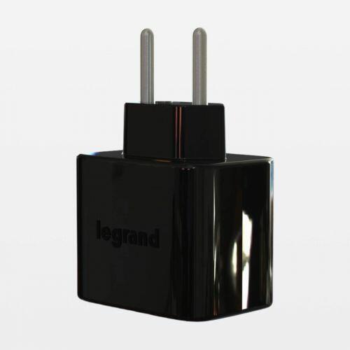 Protetor de Surto Elétrico DPS Tomada 2 Pinos 10A Bivolt Preto Legrand 030451