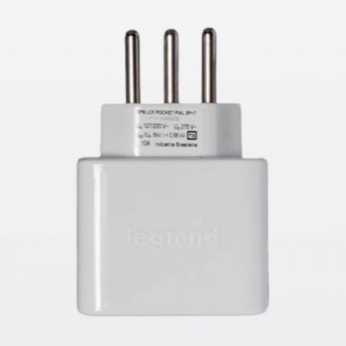 Protetor de Surto El�trico DPS Tomada 2P+T 10A Bivolt Branco Legrand 030454