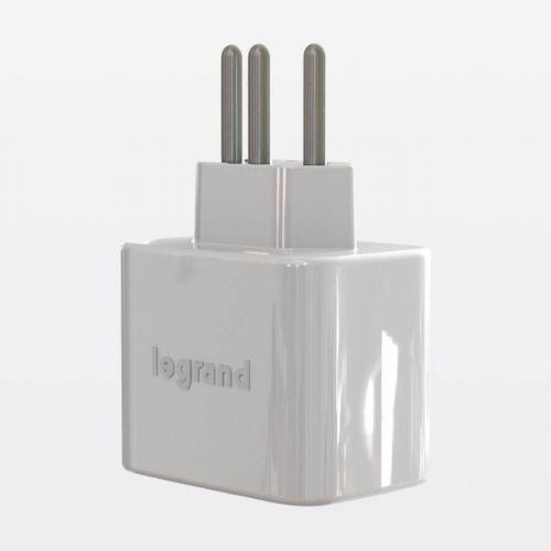 Protetor de Surto Elétrico DPS Tomada 2P+T 20A Bivolt Branco Legrand 030456