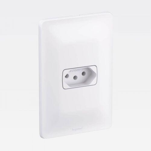 Conjunto Tomada 20A 2P+T 4x2 Branco Zeffia Legrand 680120